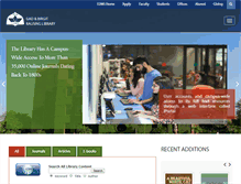 Tablet Screenshot of library.lums.edu.pk