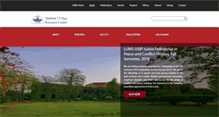 Desktop Screenshot of dprc.lums.edu.pk