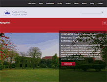 Tablet Screenshot of dprc.lums.edu.pk